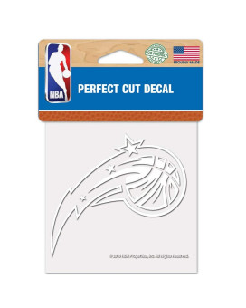 Wincraft Nba Orlando Magic Decal4X4 Perfect Cut White Decal Team Colors One Size