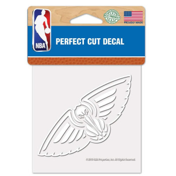 Wincraft Nba New Orleans Pelicans Decal4X4 Perfect Cut White Decal Team Colors One Size