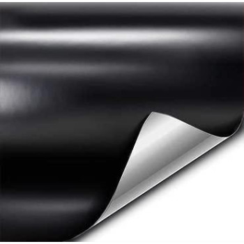 Vvivid Satin Black Premium Adhesive Vinyl Wrap Film (10Ft X 5Ft)