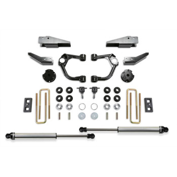 Fabtech K2323Dl Ball Joint Control Arm Lift System 3.5 In. Lift Wdirt Logic 2.25 Resi Rear Shockintrusion Beam Kit Incl. Pn Fts22293Fts22296Fts811482] Ball Joint Control Arm Lift System