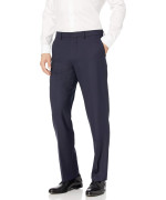 carkartEssentials Mens Classic-Fit Wrinkle-Resistant Stretch Dress Pant, Navy, 31W X 29L
