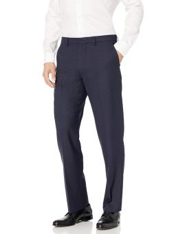 carkartEssentials Mens Classic-Fit Wrinkle-Resistant Stretch Dress Pant, Navy, 31W X 29L