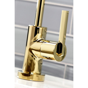 Kingston Brass KS6192CTL Continental Water Filtration Faucet, Polished Brass