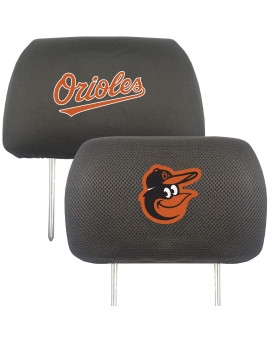 Fanmats 12530 Mlb - Baltimore Orioles Head Rest Cover