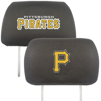 Fanmats 12548 Mlb - Pittsburgh Pirates Head Rest Cover