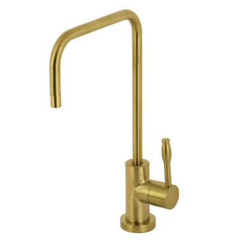 Kingston Brass KS6197NKL Nustudio Single-Handle Cold Water Filtration Faucet, Brushed Brass