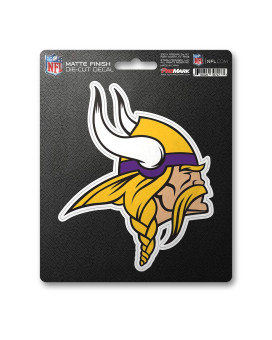 Fanmats Nfl - Minnesota Vikings Decal 5X6.25 Sheet