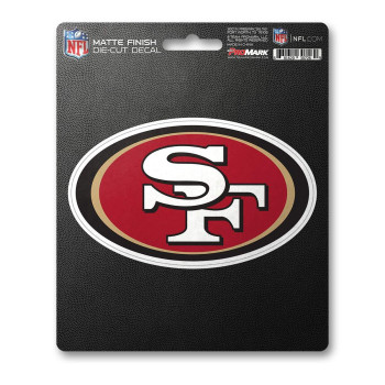 Fanmats Nfl - San Francisco 49Ers Decal 5X6.25 Sheet