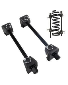 Oemtools 25553 Macpherson Strut Spring Compressor, Heat-Treated Thread Rod Strut Compressors, Coil Spring Compressor W Forged Hooks, 9 Threaded Length , Black