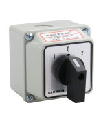 Baomain Universal Rotary Changeover Switch Szw26-20D2022D With Master Switch Exterior Box 660V 20A 3 Position 2 Phase