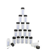 Abn Auto Paint Touch Up Bottles - 50Pk Empty Paint Bottles With Brush Applicator And Mixing Marble, 2 Oz Bottles