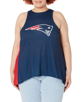 New England Patriots Nfl Womens Tie-Breaker Sleeveless Top - S