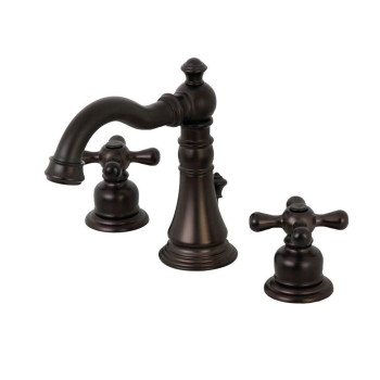 Kingston Brass FSC1975AX American Classic Widespread Bathroom Faucet, Oil Rubbed Bronze