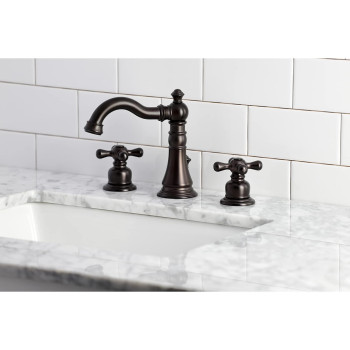 Kingston Brass FSC1975AX American Classic Widespread Bathroom Faucet, Oil Rubbed Bronze