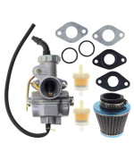 Carbhub Pz20 Carburetor For Kazuma Baja 50Cc 70Cc 90Cc 110Cc 125Cc Taotao 110B Nst Sunl Chinese Quad 4 Stroke Atv 4 Wheeler Go Kart Dirt Bike Honda Crf50F Xl75 Crf80F Xr50R Carb, Pz20 Carburetor