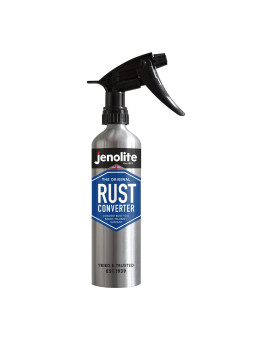 Jenolite Rust Converter Trigger Spray Rust Reformer Convert Rust Into A Ready To Paint Surface Neutralise & Prevents Rust 500Ml (169 Fl Oz)