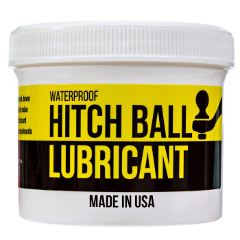 Mission Automotive 4Oz Trailer Hitch Ball Lubricant - Grease To Reduce Friction And Wear On Tow Hitch Mount Balls, King Pins, Hitch Locks, Etc - Waterproof Lube Made In The Usa