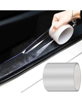 Car Door Invisible Anti-Collision Self Adhesive Seal Strip Seal Weather Strip Scratch Resistant Transparent Fit For Most Car, Protect The Car Body And Door(33Ft X 4In)