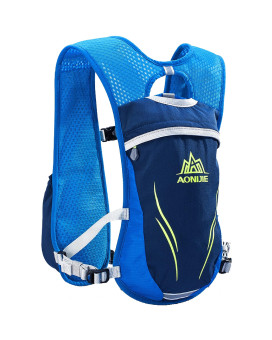 Azarxis Hydration Backpack Pack, 5L 55L 8L Running Vest For Women And Men - Fit For Marathon Trail Race Jogging (Blue (55L) - Only Backpack)