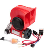 Farbin 24V Train Horn Loud Air Horn With Compressor Truck Horn Kit With Wiring Harness