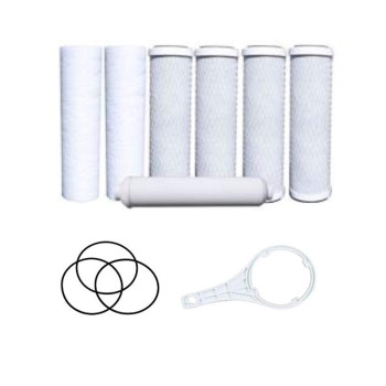 Fits Watts Reverse Osmosis Filter 7 Annual Pack Replacement Filter Kit O Rings Wrench
