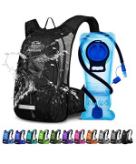 Mothybot Hydration Pack, Insulated Hydration Backpack With 2L Bpa Free Water Bladder And Storage, Hiking Backpack For Men, Women, Kids For Running, Cycling, Camping - Keep Liquid Cool Up To 5 Hours