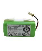 Replacement Battery Compatible With Coredy R500+, R300, R650, R3500, R3500S, R600, R580 And Amarey A800, A900, Imartine C800, Tesvor X500 Pro Robot Vacuum Cleaners, 2600Mah, 14.4V (3 Prongs Connector)