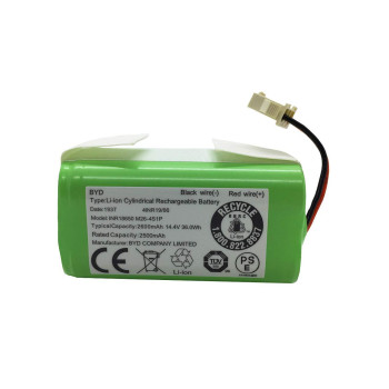 Replacement Battery Compatible With Amarey A800, A900, Imartine C800, Tesvor X500 Pro, Goovi D380, Onson J10C Vacuum Cleaners, 14.4V, 2600Mah