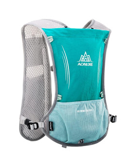 Azarxis Hydration Vest Backpack Pack 5L For Women And Men - Fit For Trail Marathoner Running Race (Light Blue (5L) - Only Backpack)