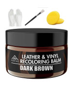 Leather Recoloring Balm, Leather Restorer For Couches, Leather Repair Kit For Furniture, Brown Leather Paint For Furniture, Leather Scratch Repair, Leather Couch Color Restorer, Leather Dye Kit