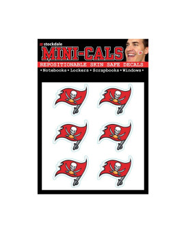 Wincraft Nfl Tampa Bay Buccaneers Face Tattoos Team Colors One Size