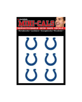 Wincraft Nfl Indianapolis Colts Face Tattoos Team Colors One Size