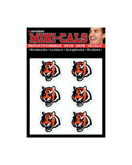 Nfl Cincinnati Bengals Face Tattoos Team Colors One Size