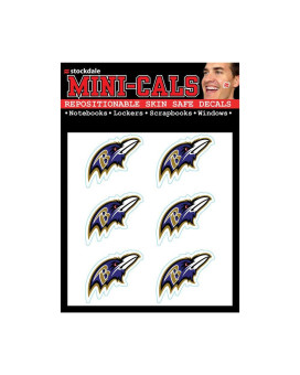 Wincraft Nfl Baltimore Ravens Face Tattoos Team Colors One Size