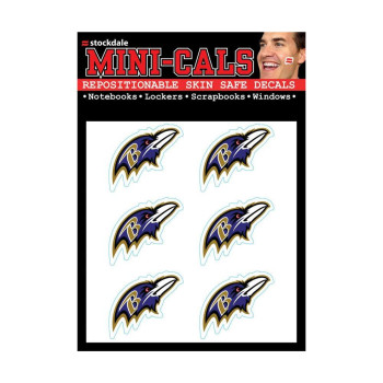 Wincraft Nfl Baltimore Ravens Face Tattoos Team Colors One Size