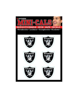 Nfl Las Vegas Raiders Face Tattoos Team Colors One Size