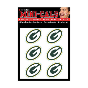 Wincraft Nfl Green Bay Packers Face Tattoos Team Colors One Size