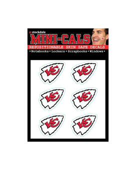 Wincraft Nfl Kansas City Chiefs Face Tattoos Team Colors One Size