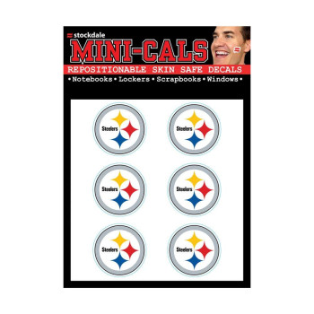 Wincraft Nfl Pittsburgh Steelers Face Tattoos Team Colors One Size