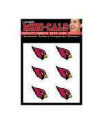 Wincraft Nfl Arizona Cardinals Face Tattoos Team Colors One Size