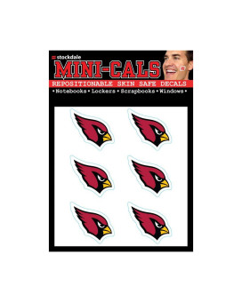 Wincraft Nfl Arizona Cardinals Face Tattoos Team Colors One Size