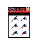 Wincraft Nfl New England Patriots Face Tattoos Team Colors One Size