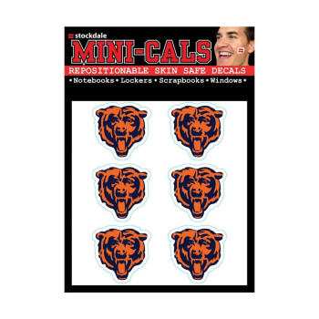 Wincraft Nfl Chicago Bears Face Tattoos Team Colors One Size