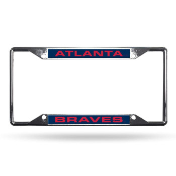 Rico Industries Braves Ez View Laser Chrome Frame With Sparo Packaging