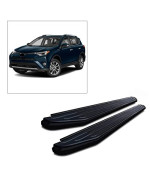 Black Horse Peerless Running Boards Compatible With 2006 To 2018 Toyota Rav4 Black Aluminum Nerf Bars Side Steps Low Door Off Road Suv Pick Up Cab Pr-Tyrabk