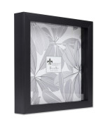 Lawrence Frames 785088 Shadow Box Frame, 8X8, Black