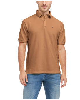 Tommy Hilfiger Mens Short Sleeve Cotton Pique In Classic Fit Polo Shirt, Canteloupe, Small Us