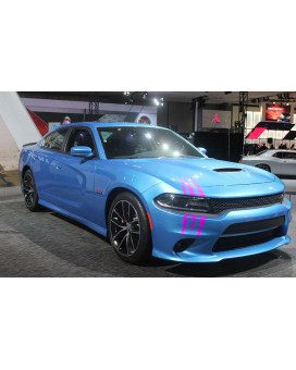 Claw Marks Headlight Decal Available In Twelve Colors Genuine Viavinyl Brand Vinyl Sticker Decal For Sports Cars (Hot Pink)