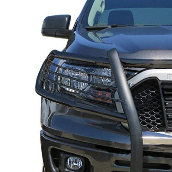 Black Modular Grille Guard Compatible With 2019-2022 Ford Ranger Black Horse 17Fp10Ma