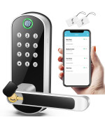 Sifely Keyless Entry Door Lock, Keypad Door Lock, Keyless Door Lock, Fingerprint Door Lock, Biometric Door Lock, Keypad Entry Door Lock, Passcode Code Door Lock, Digital Smart Door Lock (Smart Lock)